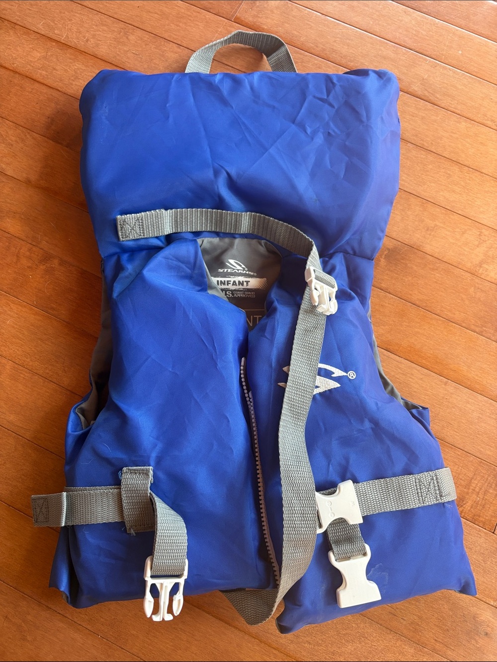 Infant Blue Swim Vest Life Jacket - Stearns Infant PFD